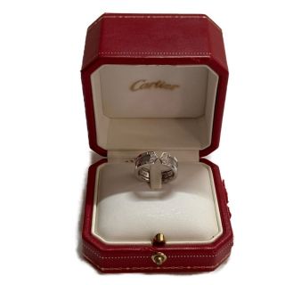 カルティエ(Cartier)の□□カルティエ　リング C2リング 10Pダイヤ  K18WG　12号(リング(指輪))