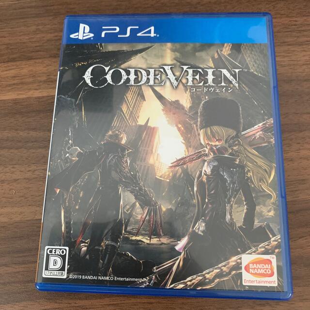 BANDAI NAMCO Entertainment(バンダイナムコエンターテインメント)のCODE VEIN（コードヴェイン） PS4 エンタメ/ホビーのゲームソフト/ゲーム機本体(家庭用ゲームソフト)の商品写真