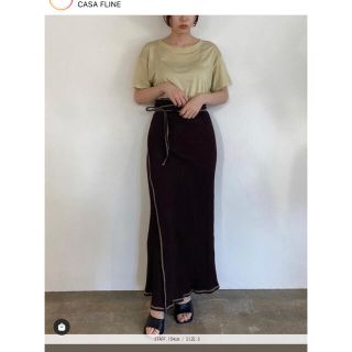 エディットフォールル(EDIT.FOR LULU)のBASERANGE/ ベースレンジ PRE BRIG SKIRT サイズXS(ロングスカート)