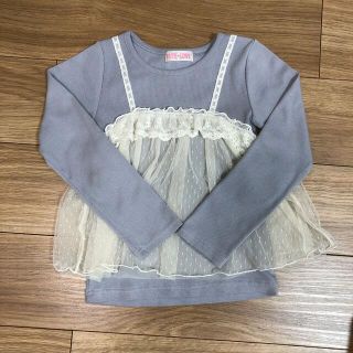 シマムラ(しまむら)の美品♡しまむらロンT 女の子 130cm(Tシャツ/カットソー)