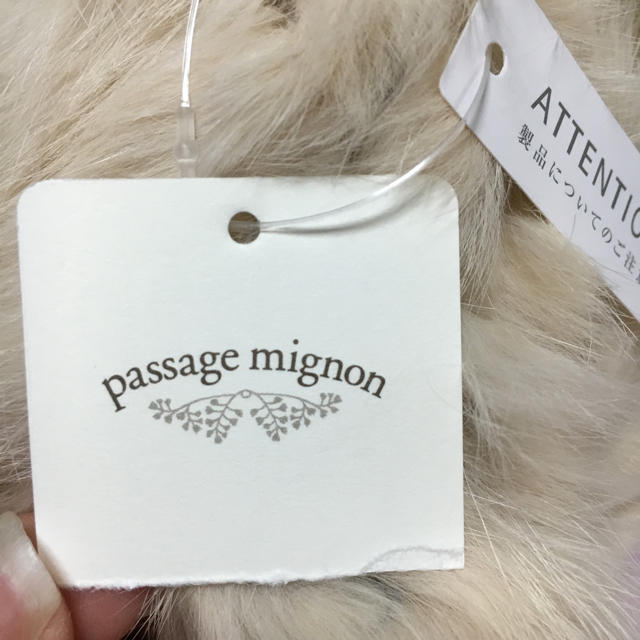 passage mignon(パサージュミニョン)のパサージュミニョン♡ラビットファー♡帽子 レディースの帽子(ハンチング/ベレー帽)の商品写真