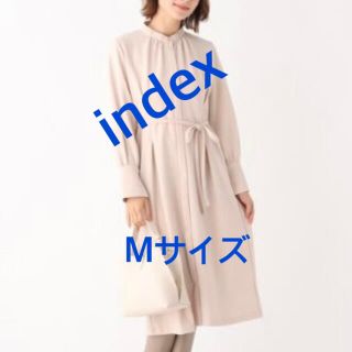 インデックス(INDEX)の2186 index ワンピース ナチュラル M 新品未使用(ひざ丈ワンピース)