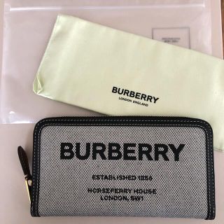 バーバリー(BURBERRY)の新品未使用 バーバリー キャンバス ラウンドジップウォレット 長財布 (財布)