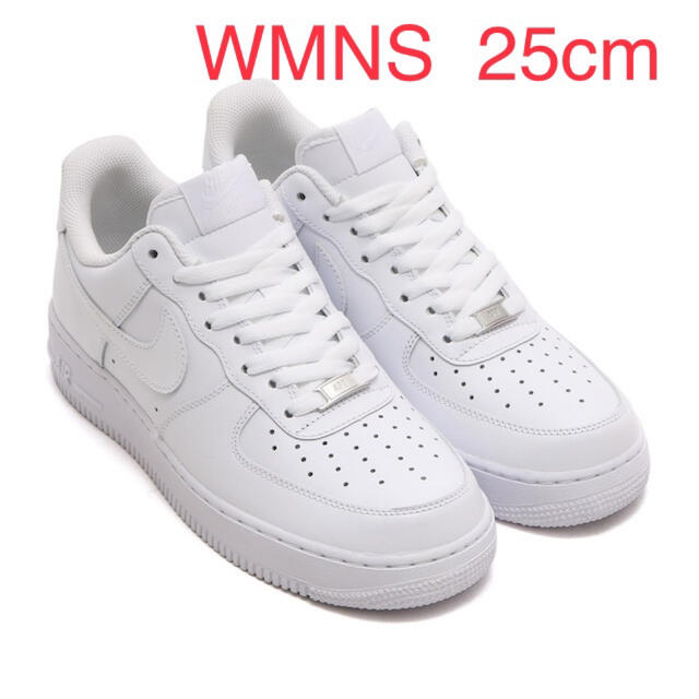 レディース新品!NIKE AIR FORCE 1 '07 WHITH WMNS 25cm