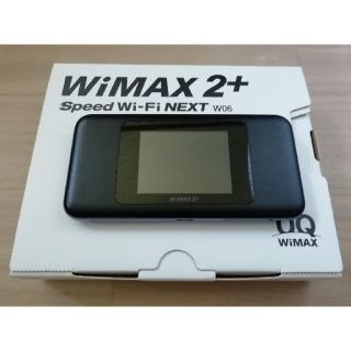 エーユー(au)のSpeed Wi Fi NEXT W06 UQWiMAX au ルーター(その他)