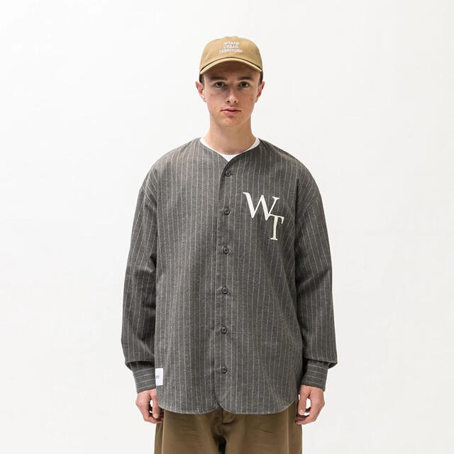 WTAPS 22SS LEAGUE LS GRAY グレー L ベースボール