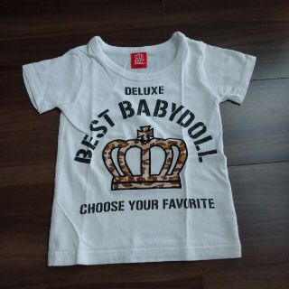 ベビードール(BABYDOLL)のBABYDOLL 100cm 白Tシャツ(Tシャツ/カットソー)