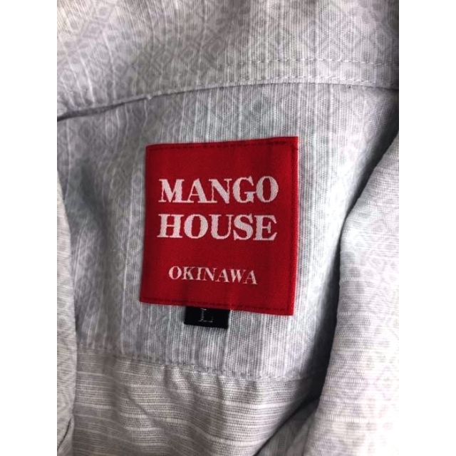 MANGO HOUSE(マンゴハウス) 紅型デイゴブーゲン アロハシャツ メンズ メンズのトップス(その他)の商品写真