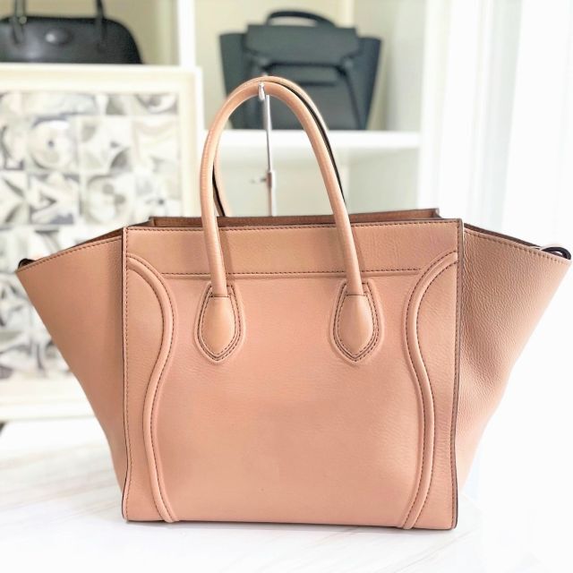 celine(セリーヌ)の美品☆　セリーヌ　ラゲージ　ファントム　ピンクベージュ　ハンドバッグ レディースのバッグ(ハンドバッグ)の商品写真