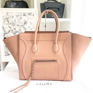 celine - 美品☆ セリーヌ ラゲージ ファントム ピンクベージュ