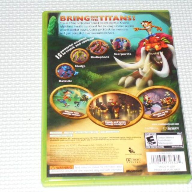 Xbox360(エックスボックス360)のxbox360★CLASH OF THE TITANS 海外版 エンタメ/ホビーのゲームソフト/ゲーム機本体(家庭用ゲームソフト)の商品写真