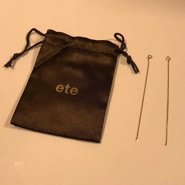 ete(エテ)のさくら様専用  ete チェーンチャーム レディースのアクセサリー(ピアス)の商品写真