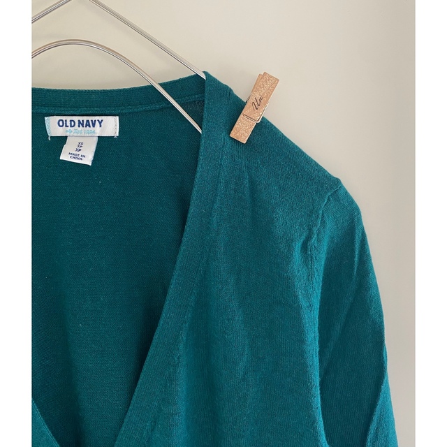 Old Navy(オールドネイビー)の〔専用〕old navy＊七分袖サマーカーディガン＊dark-green レディースのトップス(カーディガン)の商品写真