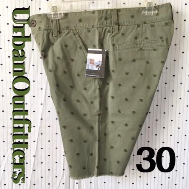Urban Outfitters(アーバンアウトフィッターズ)のHAWKINGSMCGILLホーキングマッギル限定ガンジャアイコンショーツ30 メンズのパンツ(ショートパンツ)の商品写真