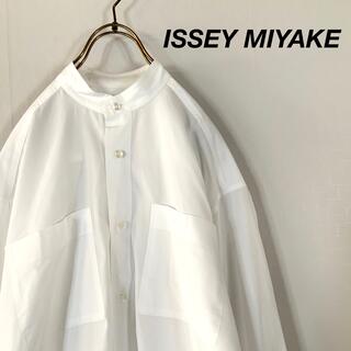 イッセイミヤケ(ISSEY MIYAKE)のOLD ISSEY MIYAKE スタンドカラー ドレスシャツ(シャツ)