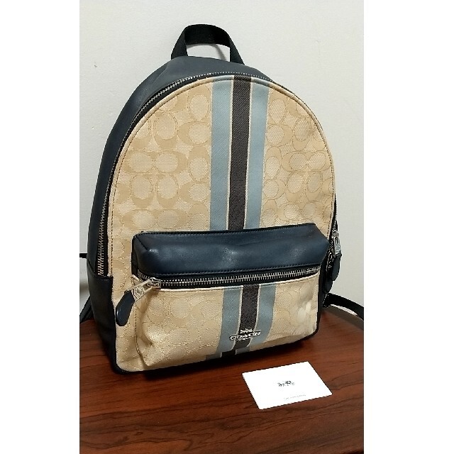本物の COACH - 最終お値下げ→COACH コーチ シグネチャー リュック