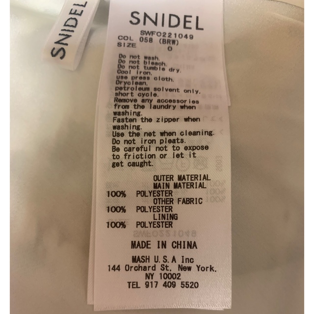 SNIDEL(スナイデル)のスナイデル　ボリュームスリーブプリントワンピース レディースのワンピース(ロングワンピース/マキシワンピース)の商品写真