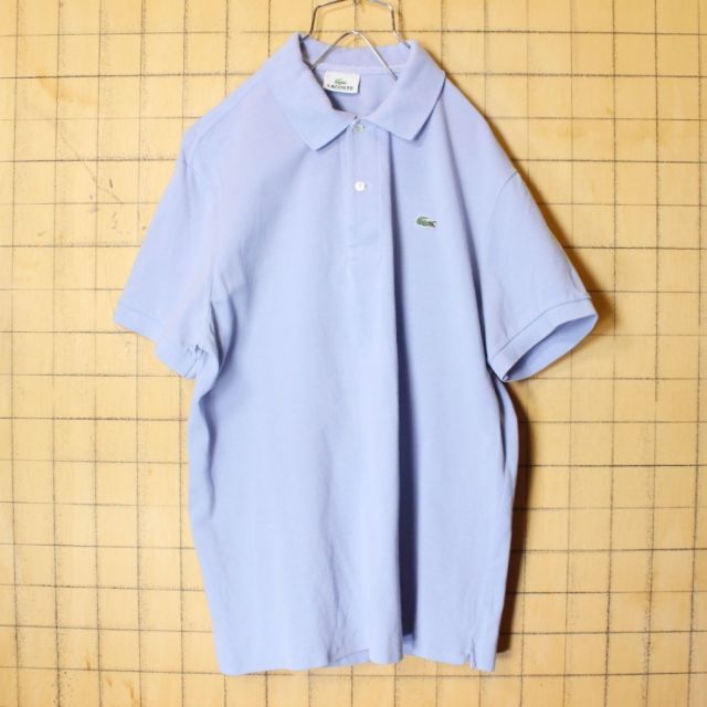 フランス企画フレンチラコステ Lacoste 半袖ポロシャツ ブルーM ss63