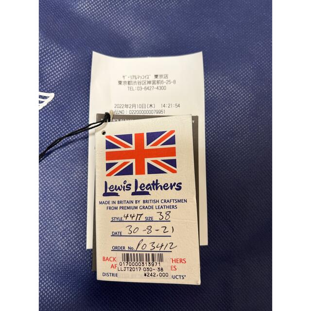 Lewis Leathers(ルイスレザー)のルイスレザー　サイクロン　リアルマッコイズ　38 メンズのジャケット/アウター(ライダースジャケット)の商品写真