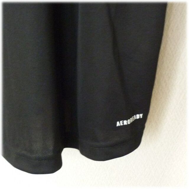 adidas(アディダス)の新品◆3XO(4XL)アディダス黒3st AEROREADYポロシャツ メンズのトップス(ポロシャツ)の商品写真