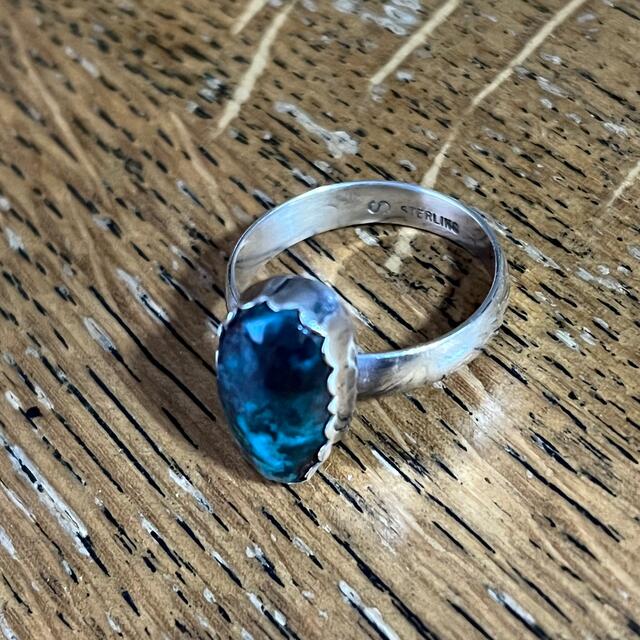 Ron Herman(ロンハーマン)のNavajo族 Turquoiseリング 17号 レディースのアクセサリー(リング(指輪))の商品写真