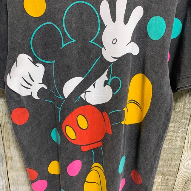 Disney - ディズニー ミッキーマウス Tシャツ ドット 両面プリントの ...