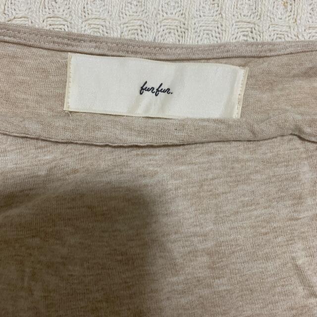 fur fur - furfur パッチワークデザインのチュニックワンピースの通販