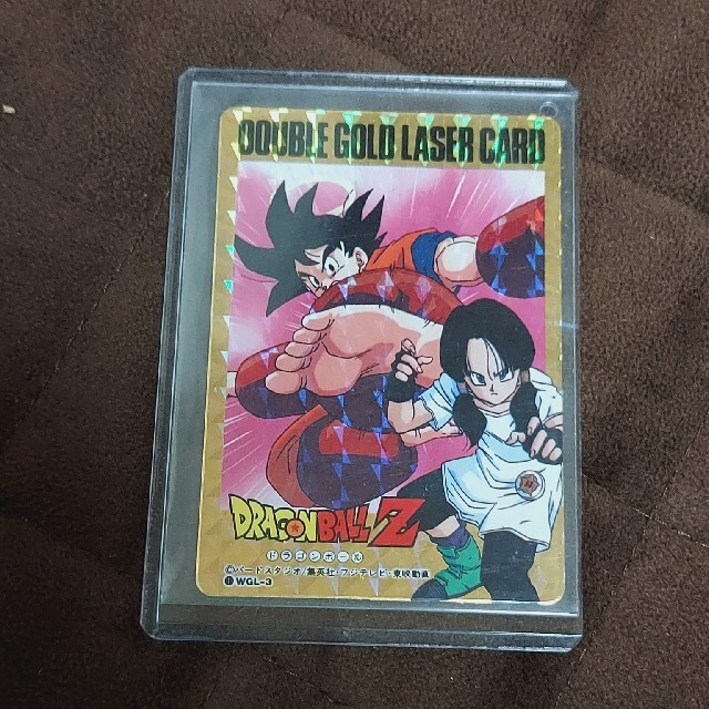 ★レア美品★　ドラゴンボールカードダス　ダブルゴールドレーザーカードシングルカード