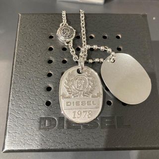 ディーゼル(DIESEL)のDIESEL🏁ドッグタグネックレス🏴‍☠️(ネックレス)