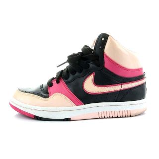 ナイキ(NIKE)のナイキ ハイカット スニーカー 24.0cm ピンク 黒 315113-061(スニーカー)