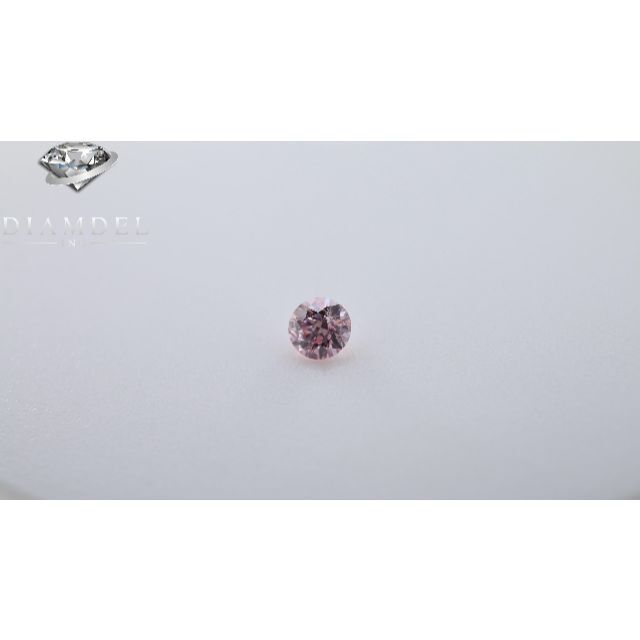 ピンクダイヤモンドルース/ F.PURPLISH PINK/ 0.048 ct.