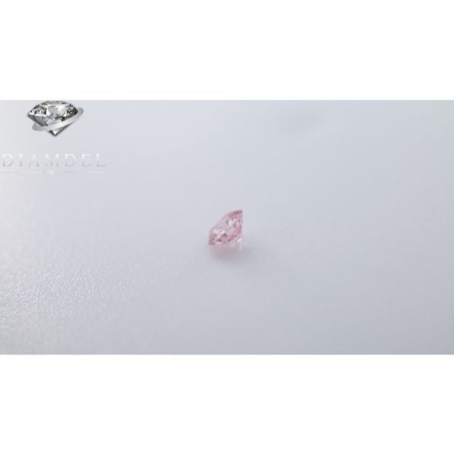 ピンクダイヤモンドルース/ F.PURPLISH PINK/ 0.050 ct.