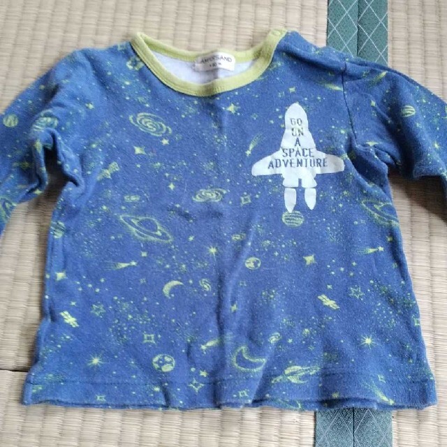 ampersand(アンパサンド)のパジャマ お揃い  80 100 キッズ/ベビー/マタニティのキッズ服男の子用(90cm~)(パジャマ)の商品写真