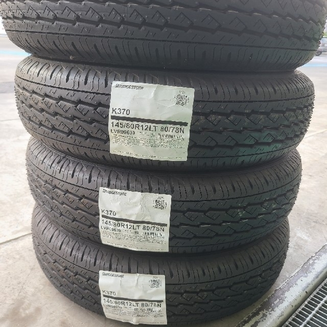 145/80R12 K370 新品　送料込　4本セット