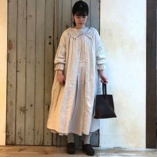 nest Robe - ネストローブ♡レースカラースモック2wayワンピースの通販