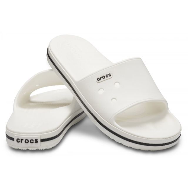 crocs(クロックス)の29cm クロックス クロックス 3.0 スライド ホワイト ブラック M11 メンズの靴/シューズ(サンダル)の商品写真