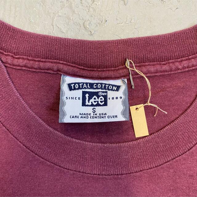 Lee(リー)の90s Lee カレッジロゴTシャツ ハーバード大学 USA製 エンジ メンズのトップス(Tシャツ/カットソー(半袖/袖なし))の商品写真