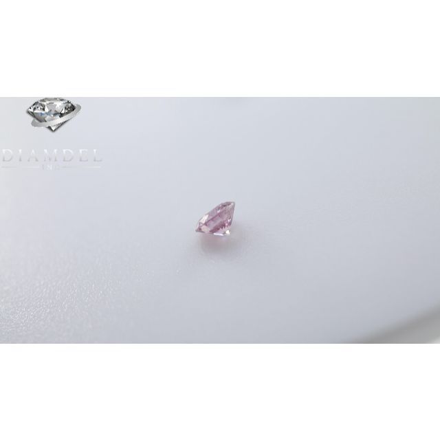 ピンクダイヤモンドルース/ F.PURPLISH PINK/ 0.061 ct.