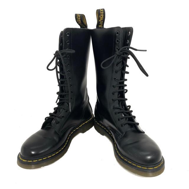 Dr.Martens(ドクターマーチン)のドクターマーチン ロングブーツ UK6 - 黒 レディースの靴/シューズ(ブーツ)の商品写真