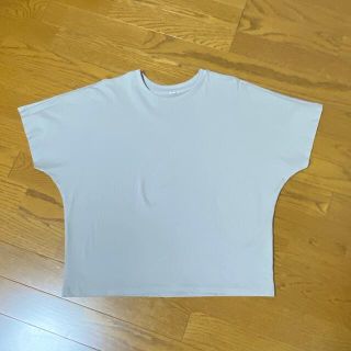 ユニクロ(UNIQLO)のドルマンT（半袖）L グレー　ユニクロ　難あり(Tシャツ(半袖/袖なし))