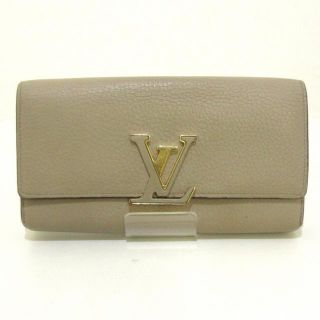 ルイヴィトン(LOUIS VUITTON)のルイヴィトン 長財布 カプシーヌ M61249(財布)