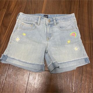 ギャップキッズ(GAP Kids)の美品 GAP デニムショートパンツ130(パンツ/スパッツ)