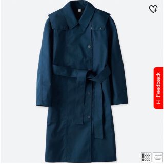 ユニクロ(UNIQLO)の★UNIQLO U ブロックテックトレンチコートLサイズ 未使用(トレンチコート)