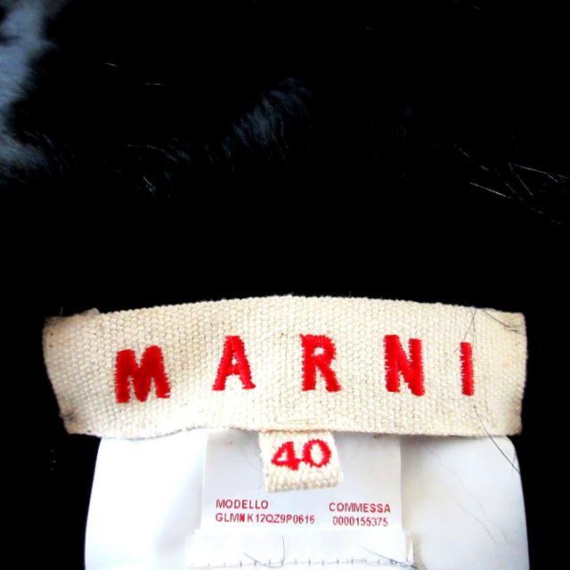 Marni(マルニ)のマルニ コート サイズ40 M レディース - 黒 レディースのジャケット/アウター(その他)の商品写真