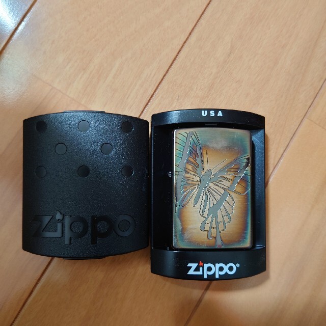 ZIPPO(ジッポー)のZIPPO  Butterfly柄 メンズのファッション小物(タバコグッズ)の商品写真