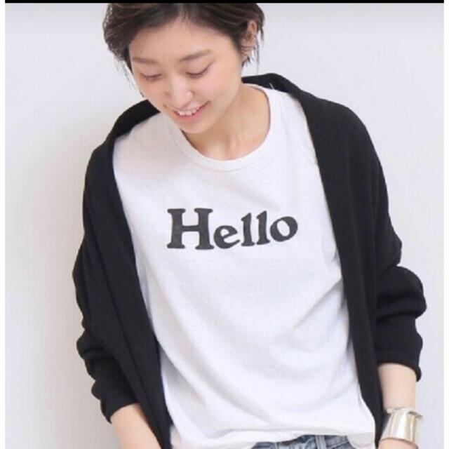 HELLO CREW NECK TEE MNS WHITE 04