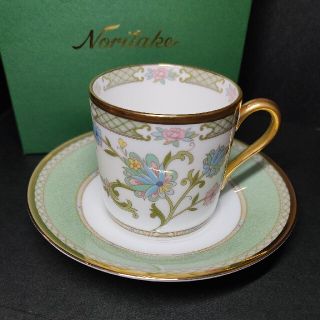 ノリタケ(Noritake)の【新品未使用】ノリタケ ヨシノ デミタス カップ＆ソーサー　1客(食器)