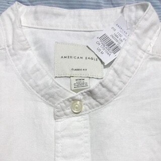 アメリカンイーグル(American Eagle)の新品 アメリカンイーグル Mサイズ 白 シャツ(シャツ)