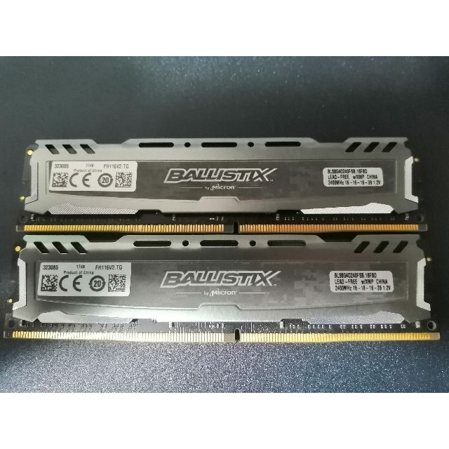 Ballistix W4U2400BMS-8G 2枚組(8gbx2) 1