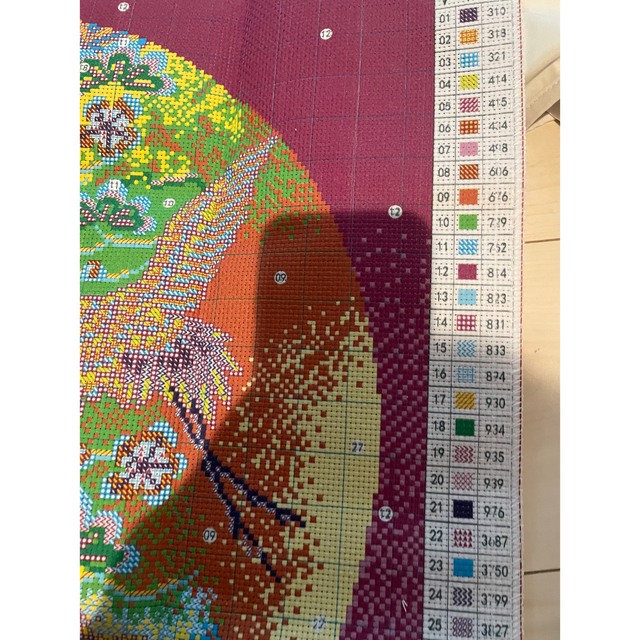 クロスステッチキット 図柄印刷 B8056 素材/材料 生地/糸 aurica.cl